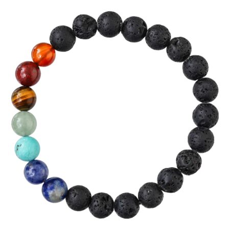 7 Chakra Healing Bracelet | Gemstone Beaded 8mm Adjustable Bracelet for Men & Women 🌈✨